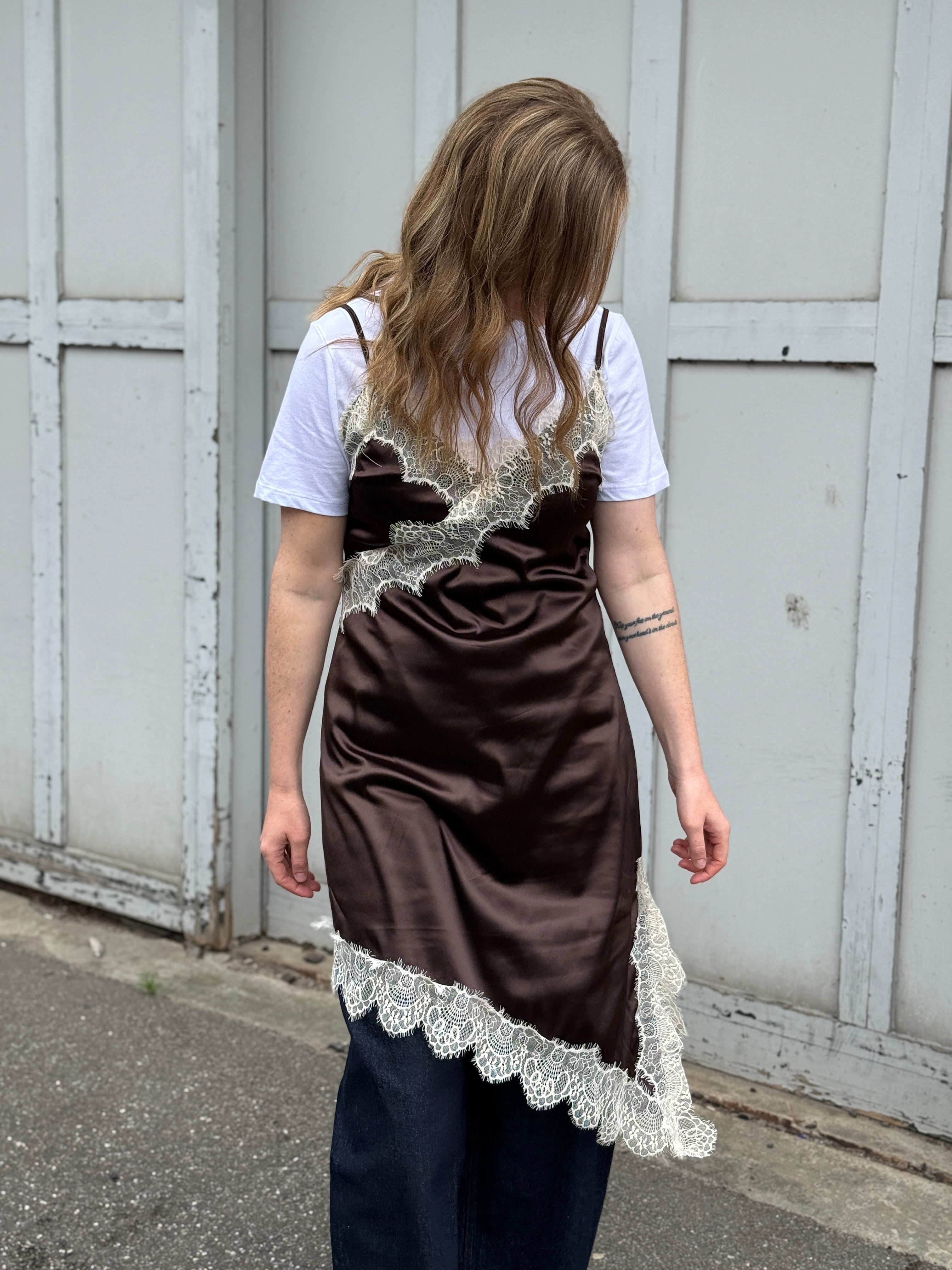 NMSOFIE Midi Dress - Chocolate Brown